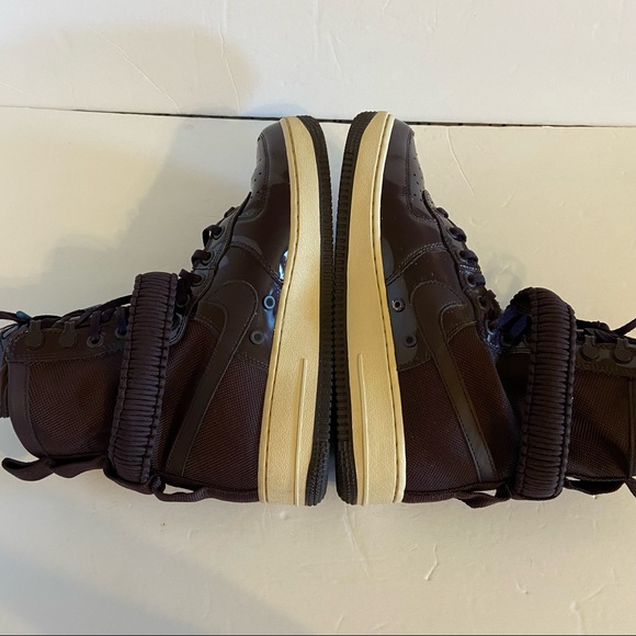 Nike SF AF1 Air Force 1 Port Wine Premium High AJ0963-600 Women's 9.5 - Picture 7 of 12